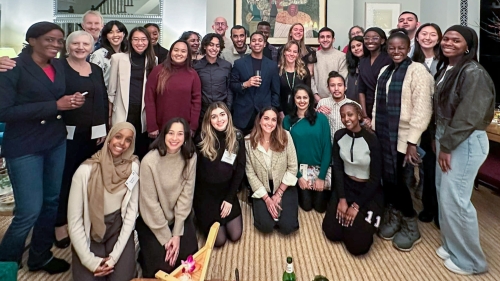International Studies Minors visit NYC, 2024