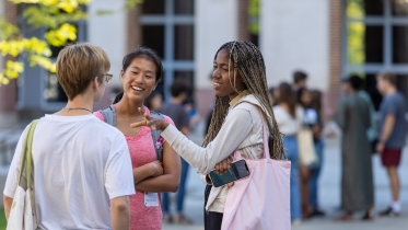 Students in Courtyard
