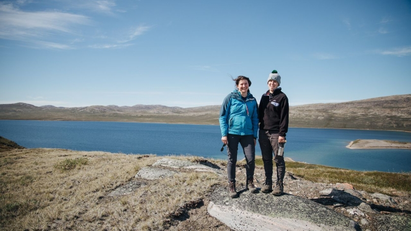 Dartmouth students in Greenland