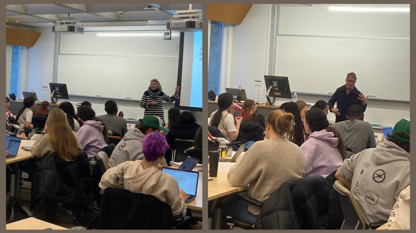 Global Health and Society course taught by Lisa Adams and Dawn Carey