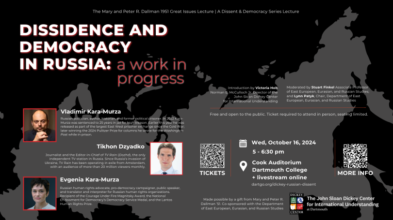 Dissidence and Democracy in Russia: A Work in Progress