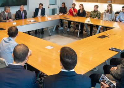 Secretary of Defense James Mattis meets with the War & Peace Fellows