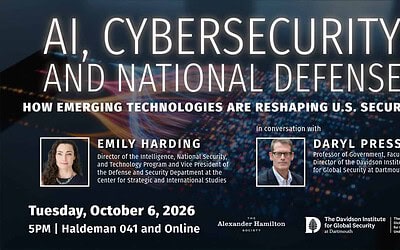 Emily Harding: AI, Cybersecurity, and National Defense