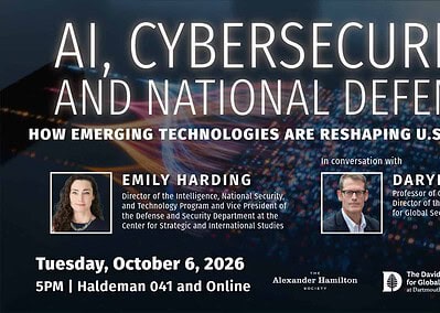 Emily Harding: AI, Cybersecurity, and National Defense